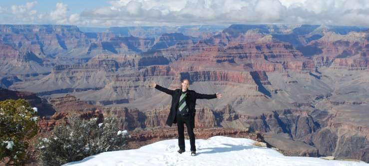 Jeroen Massar in Grand Canyon, Arizona, United States of America