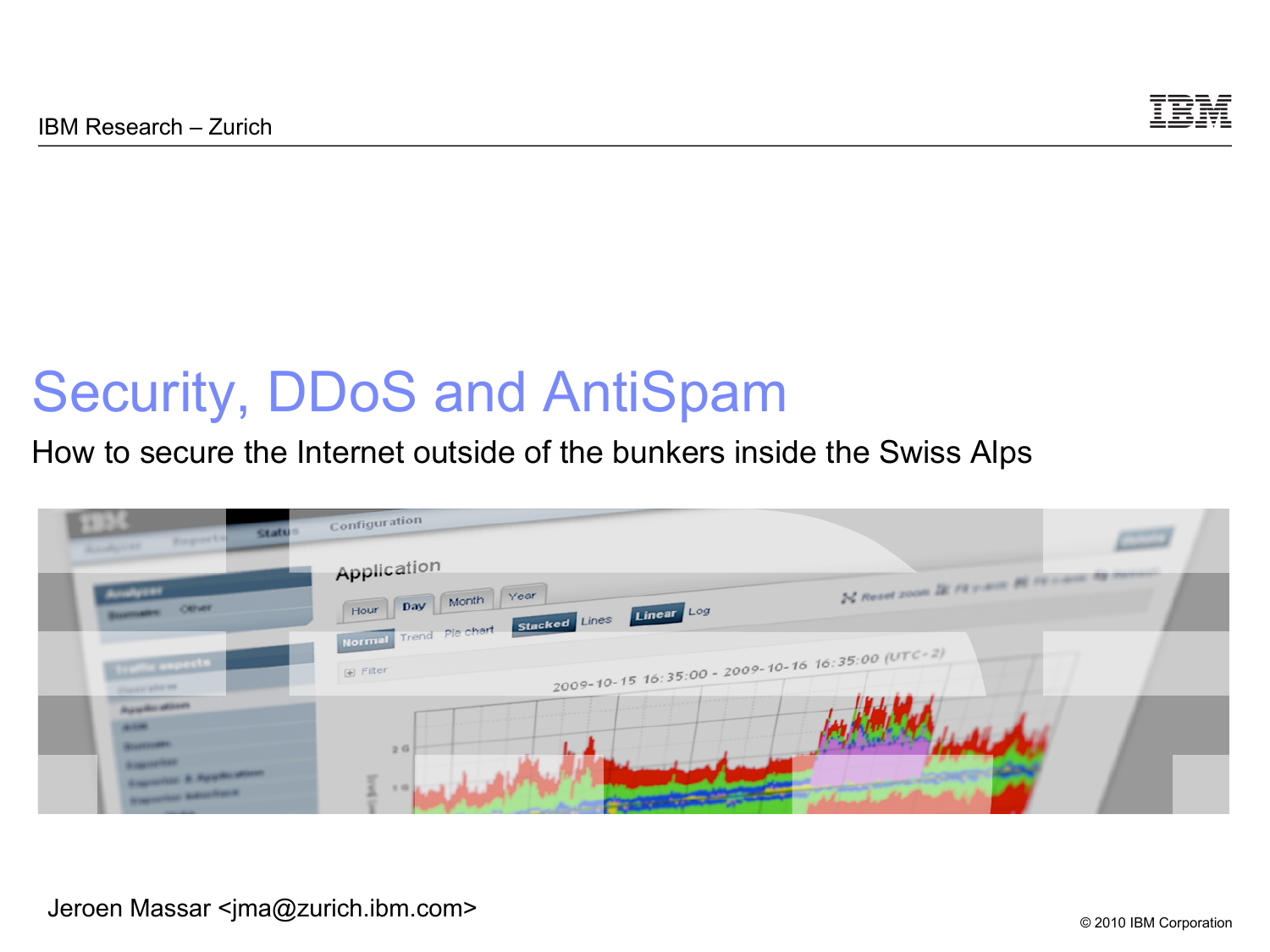 Security - DDOS Mitigation - AntiSpam First Slide Image